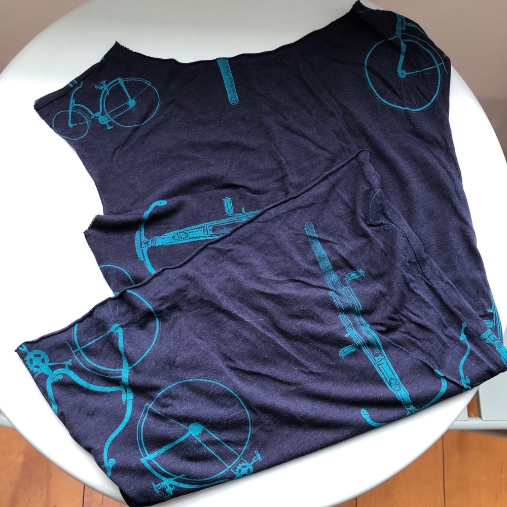 Smoking Lily Hamma Hamma Top - Bicycle Hand Printed